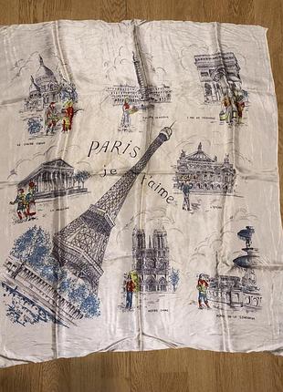 Прикольний платок paris хустинка