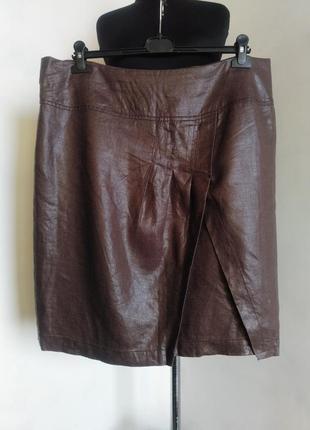 Стильна лляна спiдниця для пишних красунь вiд sub.r, 44/46