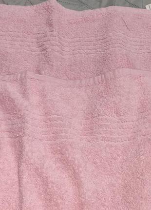Рожевий рушник бавовна3 фото