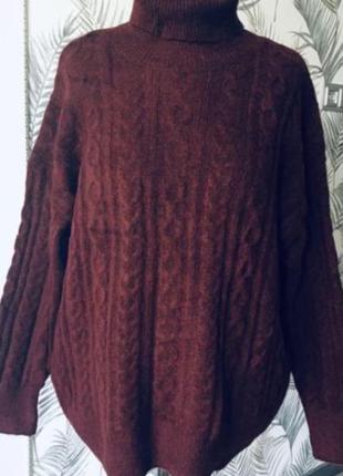 🔥 светр 🔥 мирор вязаный кофта с косами туречица1 фото