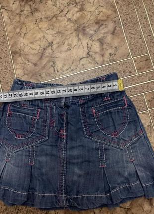 Юбка джинсовая на девочку 12 мес3 фото