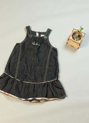 ▪️burberry оригінальний сарафан▪️2 роки на +-92 см▪️плаття сукня дитяча для дівчинки барбері