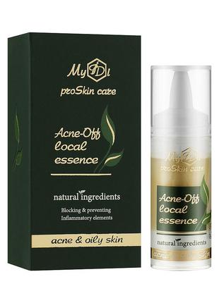 Эссенция против прыщей и высыпаий acne-off local essence myidi