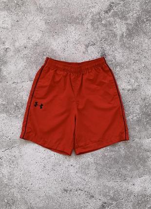 Under armour red swim shorts мужские шорты плавательные андер армоур размер м