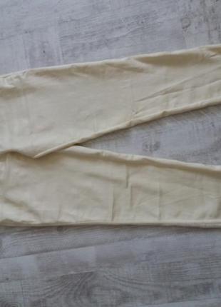 Светло желтые скини джинсы леггинсы высокая талия3 фото