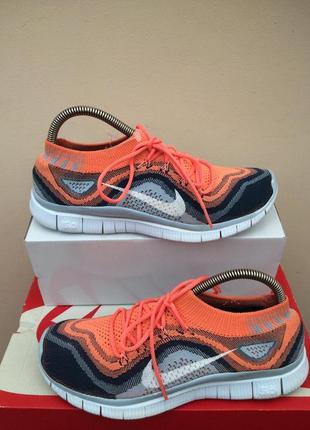 Беговые кроссовки nike free flyknit+  free run 5.0