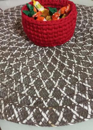 Скринька,конфетниця в'язана.hand made ❤️