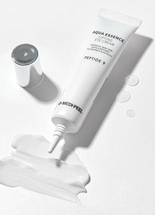 Лифтинг-крем для век с комплексом из 9-ти пептидов medi-peel aqua essence lifting eye cream3 фото