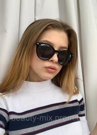 Очки ray ban в пластиковой оправе5 фото