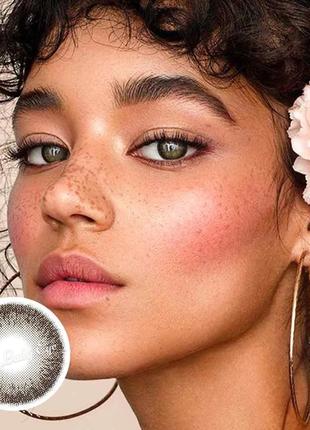 Лінзи кольорові для очей (є опт) коричневі карі burned cinamon підходять для світлих очей