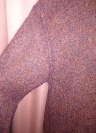 Меланжевый мохеровый свитерок9 фото