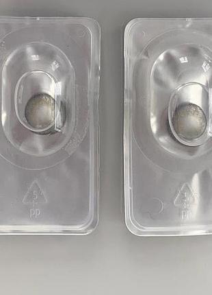 Лінзи кольорові для корекції коричневі зору з діоптріями - 3, - 3,5, - 4, -4,5 айс грей3 фото