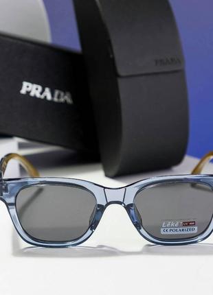 Брендові сонцезахисні окуляри пластикові, прямокутні3 фото