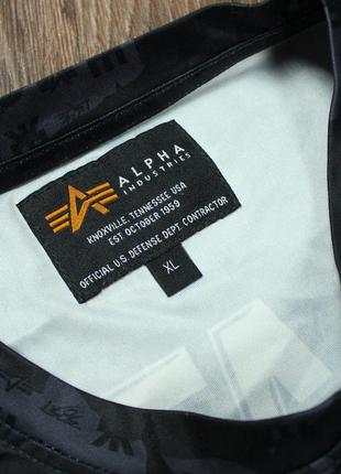 🔥 alpha industries bratan 💪 мужская футболка ▪️коллаборация с рэпером камо камуфляж альфа индастрис5 фото