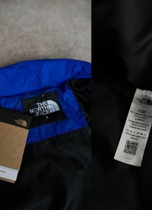 Куртка стеганая мужская tnf the north face синяя / курточка стьогана чоловіча зе норт фейс тнф синя3 фото