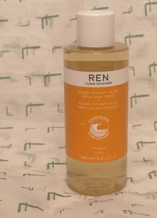 Тонік для обличчя ren radiance ready steady glow daily aha tonic, 100 мл2 фото