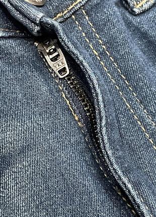 Завужені стрейч джинси  з ефектом гармент-дай7 фото