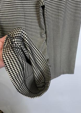 Штани,кюлоти в принт «гусяча лапка»7 фото