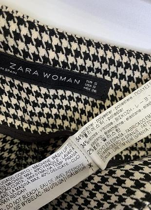 Штани,кюлоти в принт «гусяча лапка»8 фото