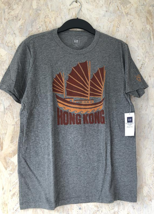 Футболка gap c принтом hong kong 🇭🇰 !