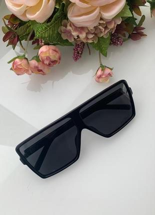 Трендовые очки солнцезащитные маска4 фото