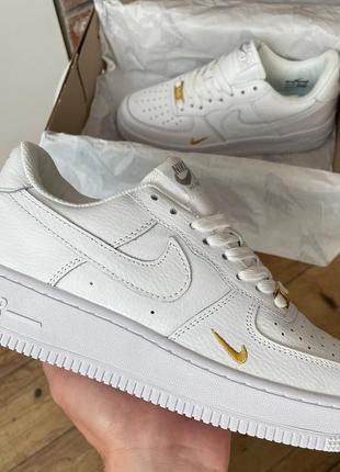 Кроссовки женские nike air force 1 mini swoosh white new