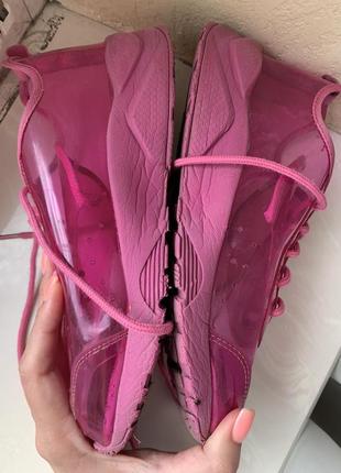 Reserved плащ дощовик рожевий фуксія 140 см, кеди 38 розмір для дівчинки3 фото