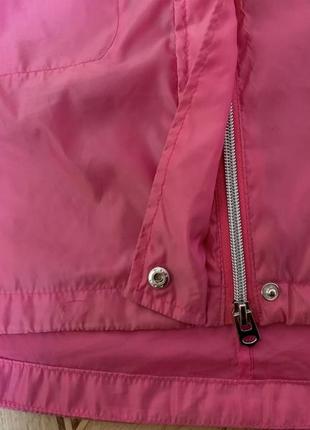 Reserved плащ дощовик рожевий фуксія 140 см, кеди 38 розмір для дівчинки9 фото