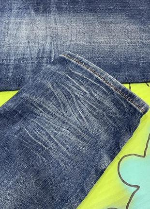 Зауженные стрейч джинсы с эффектом гармент-дай skinny stretch9 фото