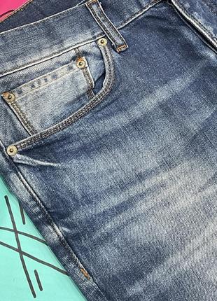 Зауженные стрейч джинсы с эффектом гармент-дай skinny stretch10 фото