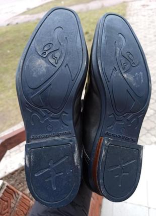 Демисезонные кожаные ботинки floris van bommel5 фото