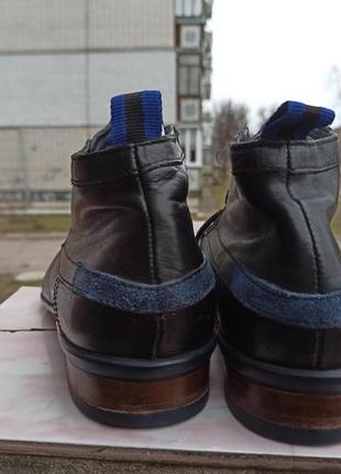Демисезонные кожаные ботинки floris van bommel2 фото