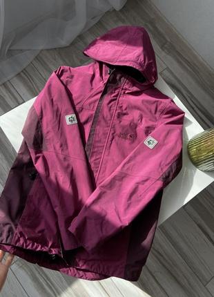 Жіноча куртка курточка рожева джек jack wolfskin з місцем для підкладу