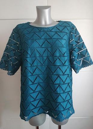 Нарядна блузка marks&spencer з мереживом