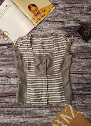 Льняная блуза