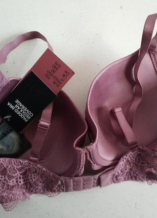 Бюстгальтер лиф кружевной padded bra h&m швеция оригинал европа2 фото