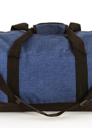 Практична універсальна дорожня сумка з непромокальної тканини синього кольору 00207673 фото