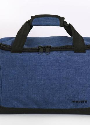 Практична універсальна дорожня сумка з непромокальної тканини синього кольору 00207675 фото