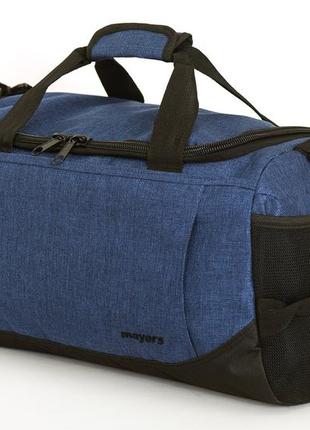 Практична універсальна дорожня сумка з непромокальної тканини синього кольору 00207672 фото
