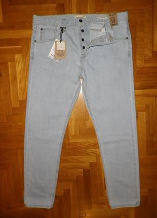 Джинсы мужские pull & bear (selvedge) pakistan w36