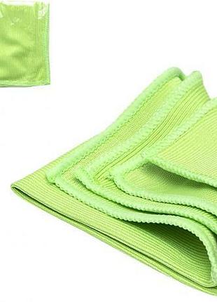 Тряпка из микрофибры для стекла 25*25 см knz