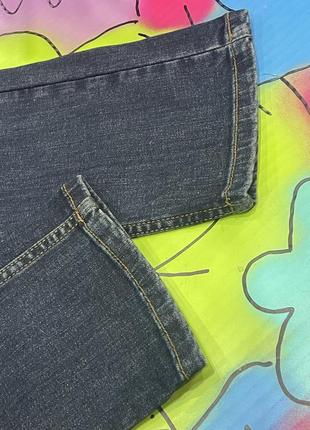 Зауженные стрейч джинсы с эффектом гармент-дай stretch skinny topman5 фото