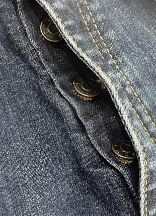 Зауженные стрейч джинсы с эффектом гармент-дай stretch skinny topman8 фото
