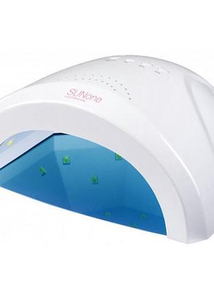 Уф лампа для нігтів sun 1 ccfl led 48w сушарка сенсор гель-лак біла