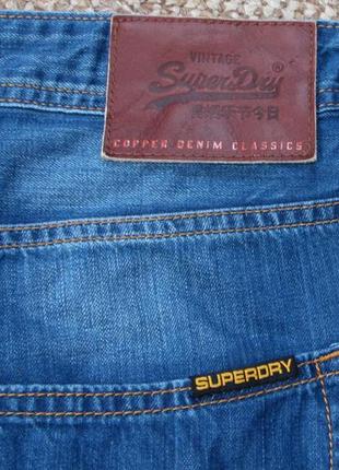 Superdry wilson paperweight легенькие летние джинсы оригинал (w34 l32) сост.идеал4 фото