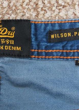 Superdry wilson paperweight легенькие летние джинсы оригинал (w34 l32) сост.идеал5 фото