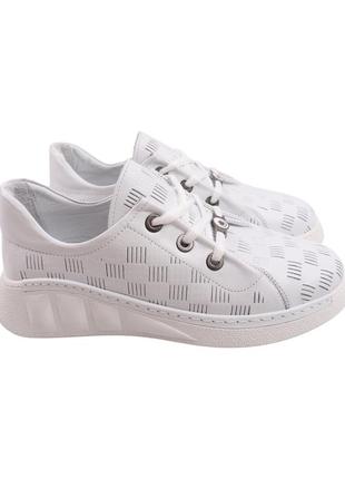 Кеды женские guero белые натуральная кожа, 39