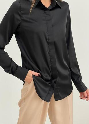 Стильна жіноча сорочка - шовкова блуза