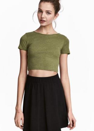 H&m майка, трикотажний топ (м)
