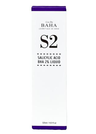 Тонер проти прищів із саліциловою кислотою cos de baha salicylic acid 2% liquid (s2) - 120 мл2 фото